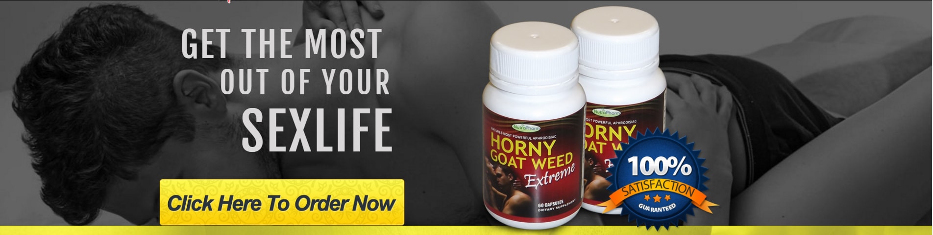 Horny Goatweed Extreme - Natural Powerful Aphrodisiac for Men and Women