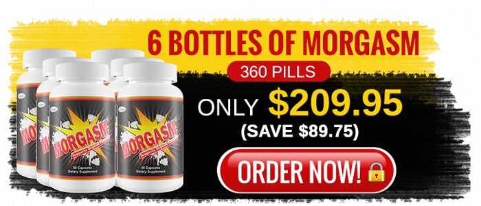 6 Bottle Morgasm Tablets