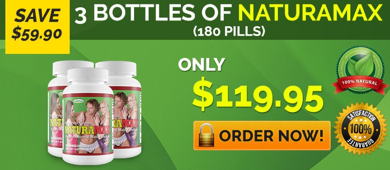 3 Bottle Naturamax Capsules - 180 Pills