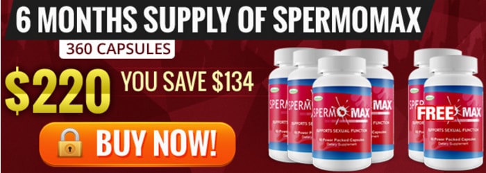 1 Month Supply Of Spermomax - 360 Capsules 220$ You Save 134$